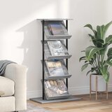  Polica za časopise s policom Siva Sonoma 68 x 40 x 123.5 cm | shoptok.hr
