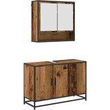  Set namještaja za kupaonicu 2 kom. Staro drvo 90 x 33 x 60 cm | Shoptok.si