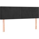  LED uzglavlje crno 144x5x78/88 cm baršunasto | shoptok.hr