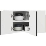  Zidni kutni ormar Crna 57 x 57 x 40 cm Konstruirano drvo | shoptok.hr