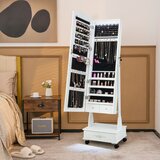 Pohištvo Omarica za nakit z ogledalom | Shoptok.si