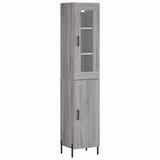  Visoka komoda siva sonome 34,5x34x180 cm od konstruiranog drva | shoptok.hr