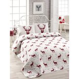 Aberto Design komplet posteljina za francuski ležaj Bordo-Bela Cene