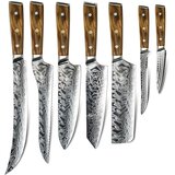  Set damaskih kuhinjskih noževa YU-37494 - Smeđa KP37494 | shoptok.hr