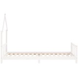  Okvir za dječji krevet bijeli 90 x 200 cm od masivne borovine | shoptok.hr