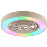 Brilliant LED RGBW plafonsko svetlo sa ventilatorom CATANIA LED/37W/230V bež + daljinski upravljač | Eponuda.com
