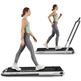  Električna traka za trčanje s podešavanjem brzine na daljinsko upravljanje, bluetooth funkcija - srebrna | shoptok.hr