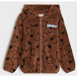 Sinsay Fleksibilna raskopčiva hoodica od flisa s kapuljačom Snoopy | shoptok.hr