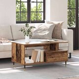 vidaXL Kava Stol Staro drvo 90 x 49 x 45 cm Konstruirano drvo | shoptok.hr