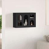 Viseći ormarić s policom Crna 60 x 20 x 40 cm Konstruirano drvo | shoptok.hr