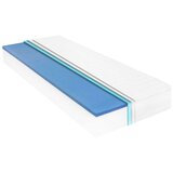  Dnevna postelja z vzmetnico Vosek rjava in bela 90 x 200 cm, (5000121497) | Shoptok.si