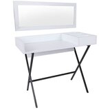 Woody Fashion Toaletni stolić Kijev, 100x50x89 cm, Bijeli Cijene