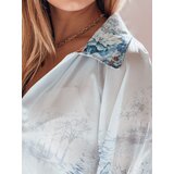 DStreet Koszula damska oversize w kwiaty KWIACYNTA niebieska | Shoptok.si