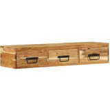 Furnova Stenska TV omarica 100x30x19 cm trden akacijev les, (21922704) Cene
