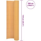 Dvostrana vrtna ograda 110 x 500 cm žuta | Eponuda.com