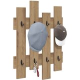  Vješalica za kapute na zidu Umjetnički hrast 60 x 3 x 82 cm | shoptok.hr
