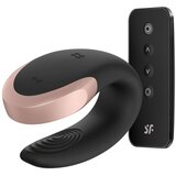 Satisfyer Vibrator za pare Double Love APP, črn Cene