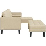  Set od 2 dijela kauča s jastučićima Krem tkanina | shoptok.hr