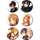  Set bedževa Anime Sword Art Online, 37 mm, 6 kom | Eponuda.com