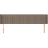  Uzglavlje s ušima smeđesivo 203x16x78/88 cm od tkanine | shoptok.hr
