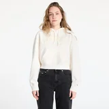 Tommy Hilfiger Sweatshirt Tommy Jeans Boxy Crop Varsity Hoodie White M