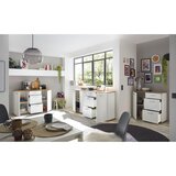Modern Living komoda bc 1035, bela, hrast | Shoptok.si