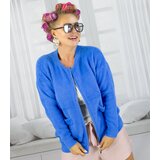 Pri Short cardigan unbuttoned sweater in fluffy knit fabric "COCO CHIC" | shoptok.hr