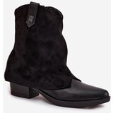Boto Insulated cowboy boots with heel black Sylvette | Shoptok.si