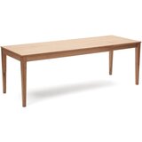 Kave Home Raztegljiva jedilna miza z mizno ploščo v hrastovem dekorju v naravni barvi 80x160 cm Yain – | Shoptok.si