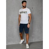 DStreet T-shirt męski z nadrukiem biała | shoptok.hr