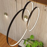 Thoro Crna LED viseća svjetiljka aluminijska RIO – | shoptok.hr
