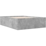  Posteljni okvir betonsko siv 120x190 cm inženirski les | Shoptok.si