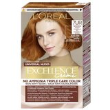 L´Oréal Paris Excellence Universal Nudes permanentna barva za lase odtenek 7UR Universal Copper 1 kos Cene