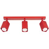 Sollux Lighting Stropna svetilka RAYO 3L rdeča, (5000499556) | Shoptok.si