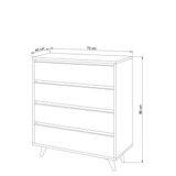 Hanah home Chest of Suvera, krem | Eponuda.ba
