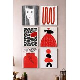 WALLXPERT Art6Cnvset9-1520 Multicolor Decorative Canvas Painting (6 Pieces) | Eponuda.com