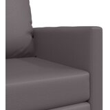 vidaXL Floor Sofa Bed 2-v-1 Siva 74x77x81 cm iz umetnega usnja | Shoptok.si