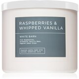 Bath & Body Works Raspberries & Whipped Vanilla mirisna svijeća 411 g | shoptok.hr