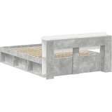  Okvir kreveta s pohranom Betonska siva 140 x 190 cm | shoptok.hr