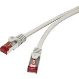 Renkforce RF-4724268 RJ45 omrežni kabel\, Patch kabel CAT 6 S/FTP 10.00 m siva z zaščitnim zapornim zatičem\, pozlačeni konektorji\, ognjevaren 1 kos, (20417717) | Shoptok.si