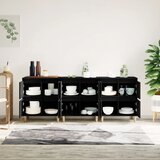  Komode 3 kom crne 60x35x70 cm od konstruiranog drva | shoptok.hr