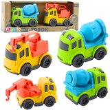  Construction Vehicle Set: Cars, Concrete Mixer, Truck with Hook, BIOPlastic | Shoptok.si