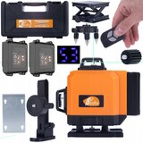 Rosfix SET LASERSKA LIBELA ORANGE TIGER ROT16L-B – 16 LINIJ, USB-C, IP54, 3500MAH, 3 NAČINI | ZA GRADNJO IN NOTRANJA DELA, (5000075886) | Shoptok.si