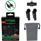 Patona SET od 2 bežična mikrofona sa klipom za iPhone, USB-C 5V | Eponuda.com