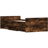  Kreveta s uzglavljem i podnožjem boja hrasta 100 x 200 cm | shoptok.hr