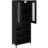  Kuhinjski ormarić Zidne Crni hrast 69 5 x 34 x 180 cm Konstruirano drvo | shoptok.hr