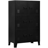 Furnova Industrijska omara črna 75x40x120 cm jeklo, (21954246) | Shoptok.si