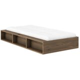 Karup Postelja iz masivnega bora brez vzglavja z letvenim dnom 90x200 cm v temni naravni barvi Ziggy – | Shoptok.si
