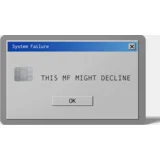 CardSticker Declined
