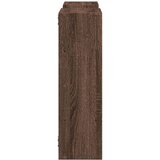 vidaXL Stenska polica rjavi hrast 96x18x60 cm inženirski les | Shoptok.si